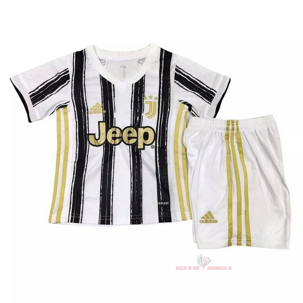 Maillot Om Pas Cher adidas Domicile Conjunto De Enfant Juventus 2020 2021 Blanc Noir